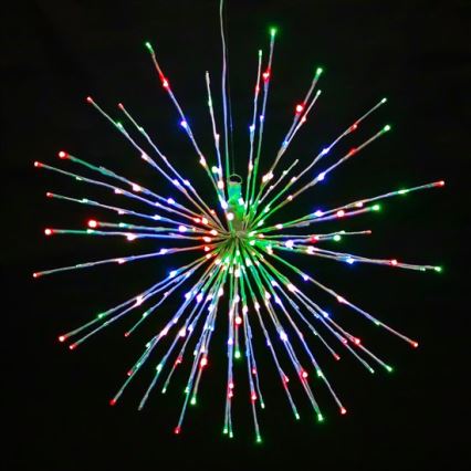 Twinkly - LED RGB Himmennettävä ulko joulutähti SPRITZER 200xLED IP44 Wi-Fi