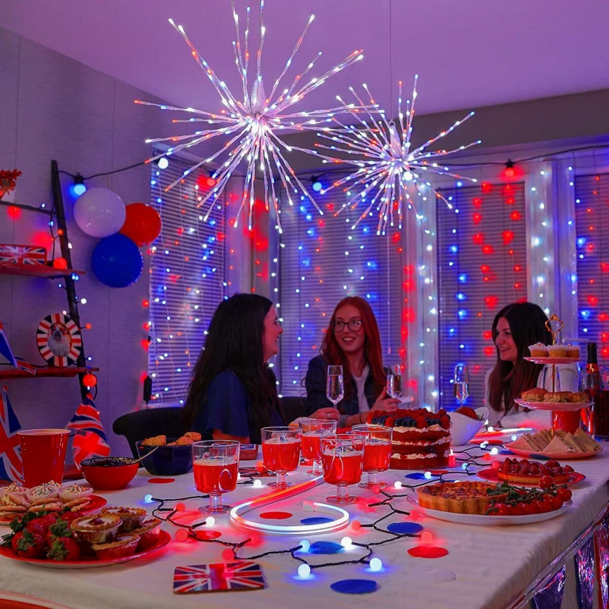 Twinkly - LED RGB Himmennettävä ulko joulutähti SPRITZER 200xLED IP44 Wi-Fi