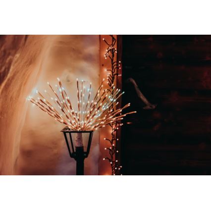 Twinkly - LED RGB Himmennettävä ulko joulutähti SPRITZER 200xLED IP44 Wi-Fi