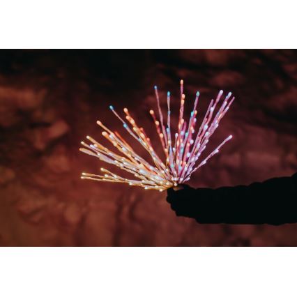 Twinkly - LED RGB Himmennettävä ulko joulutähti SPRITZER 200xLED IP44 Wi-Fi