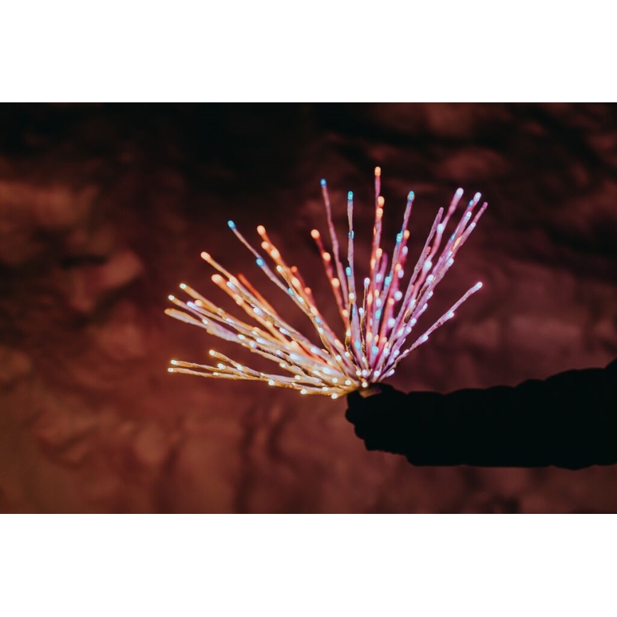 Twinkly - LED RGB Himmennettävä ulko joulutähti SPRITZER 200xLED IP44 Wi-Fi