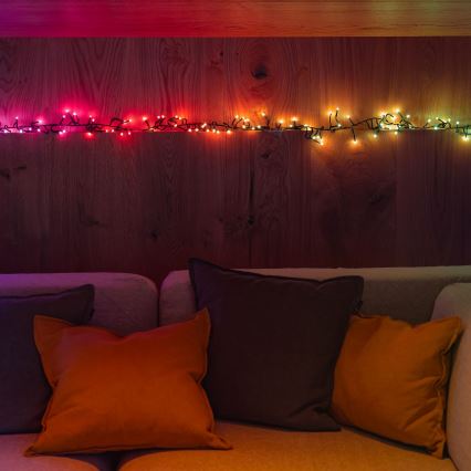 Twinkly - LED RGBW Himmennettävä ulko Jouluketju CLUSTER 400xLED 9,5m IP44 Wi-Fi