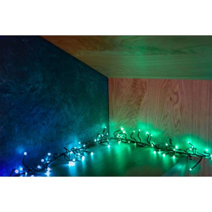 Twinkly - LED RGBW Himmennettävä ulko Jouluketju CLUSTER 400xLED 9,5m IP44 Wi-Fi
