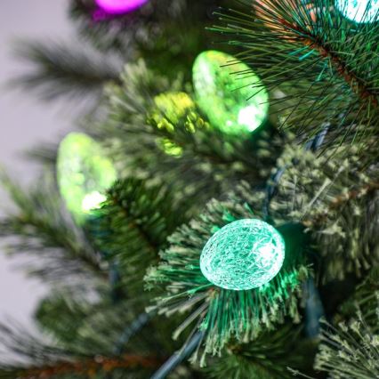Twinkly - LED RGB Himmennettävä ulko Jouluketju FACETED 80xLED 26,5 m IP44 Wi-Fi