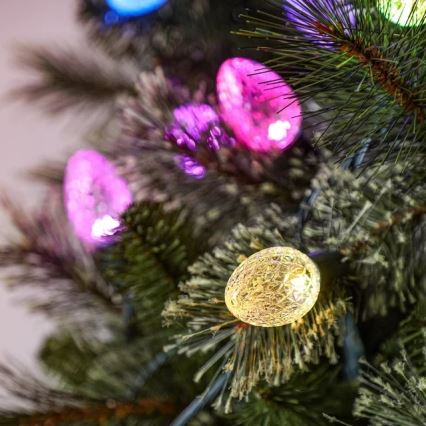 Twinkly - LED RGB Himmennettävä ulko Jouluketju FACETED 80xLED 26,5 m IP44 Wi-Fi