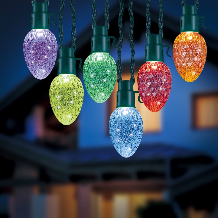 Twinkly - LED RGB Himmennettävä ulko Jouluketju FACETED 80xLED 26,5 m IP44 Wi-Fi