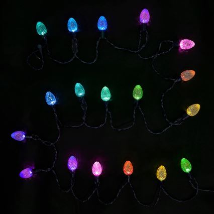 Twinkly - LED RGB Himmennettävä ulko Jouluketju FACETED 80xLED 26,5 m IP44 Wi-Fi