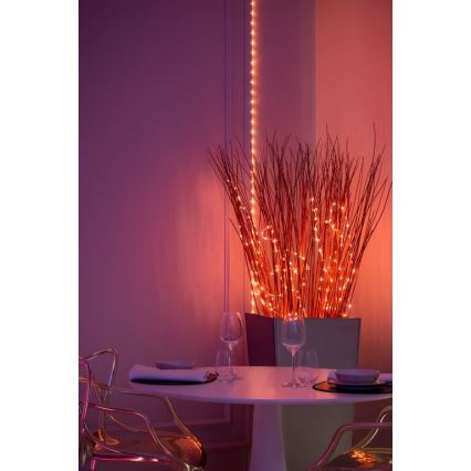 Twinkly - LED RGB Himmennettävä nauha DOTS 60xLED 3 m Wi-Fi USB