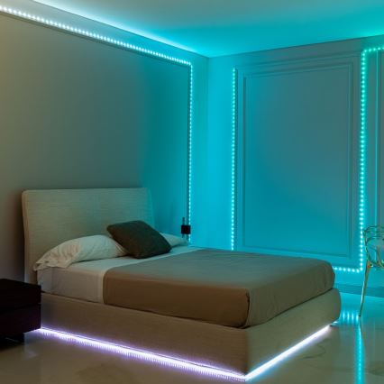 Twinkly - LED RGB Ulkotila himmennettävä nauha DOTS 200xLED 10 m IP44 WiFi