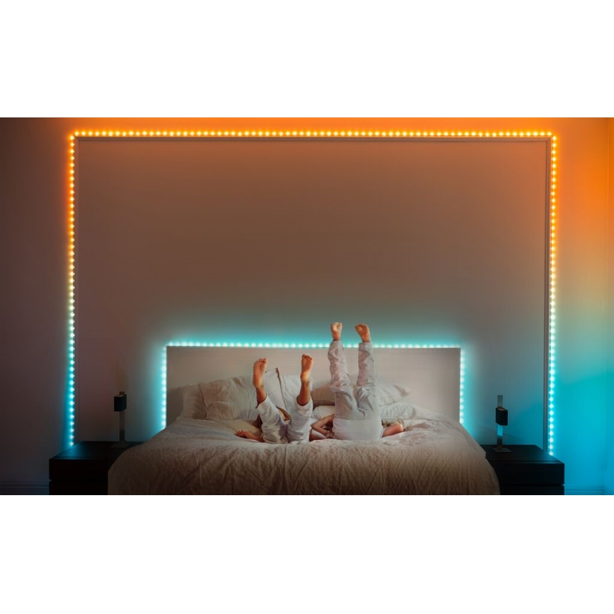 Twinkly - LED RGB Ulkotila himmennettävä nauha DOTS 400xLED 20 m IP44 Wi-Fi