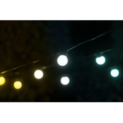 Twinkly - LED Himmennettävä ulko koristeellinen ketju FESTOON 20xLED 14m IP44 Wi-Fi