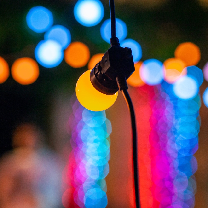 Twinkly - LED RGB Himmennettävä ulko koristeellinen ketju FESTOON 20xLED 14m IP44 Wi-Fi