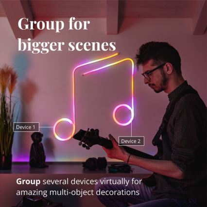 Twinkly - LED RGB Himmennettävä nauha FLEX 200xLED 2 m Wi-Fi