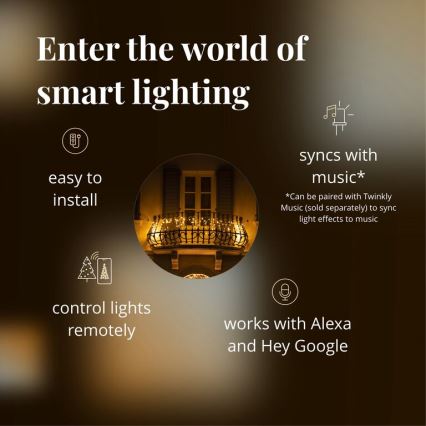 Twinkly - LED Himmennettävä ulko Valoverho ICICLE 190xLED 11,5m IP44 Wi-Fi