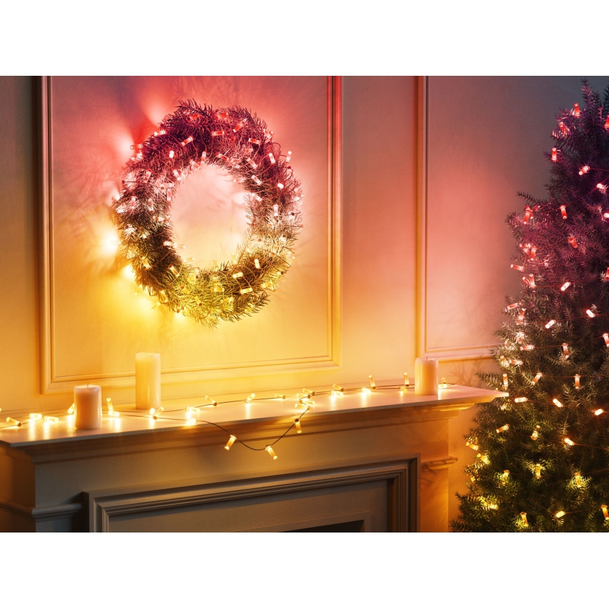Twinkly - LED RGB Himmennettävä Jouluketju 100xLED 8 m USB Wi-Fi