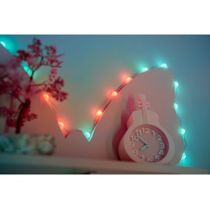 Twinkly - LED RGB Himmennettävä Jouluketju CANDIES 100xLED 8 m USB Wi-Fi