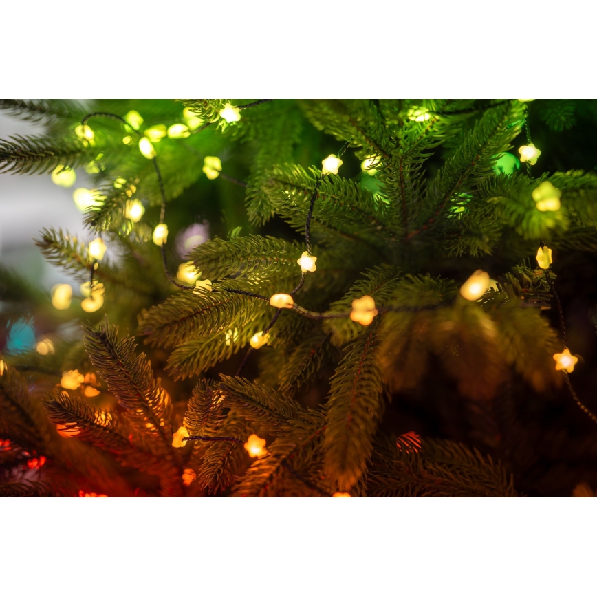Twinkly - LED RGB Himmennettävä Jouluketju CANDIES 200xLED 14 m USB Wi-Fi