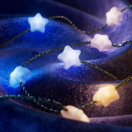 Twinkly - LED RGB Himmennettävä Jouluketju CANDIES 200xLED 14 m USB Wi-Fi