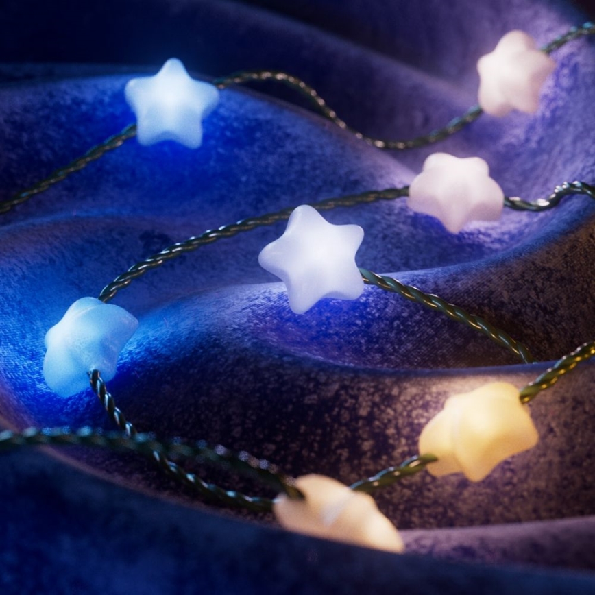 Twinkly - LED RGB Himmennettävä Jouluketju CANDIES 200xLED 14 m USB Wi-Fi