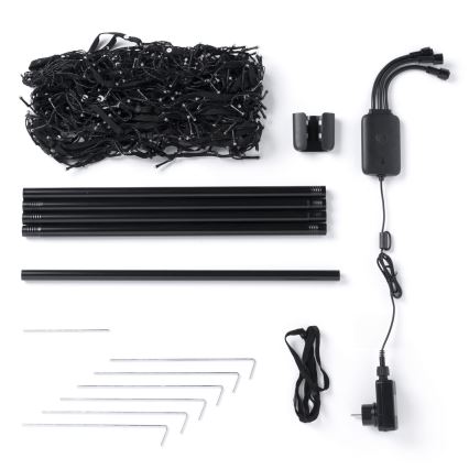 Twinkly - LED RGBW himmennettävä ulkokäyttöön tarkoitettu joulukuusi LIGHT TREE 300xLED 2m IP44 Wi-Fi