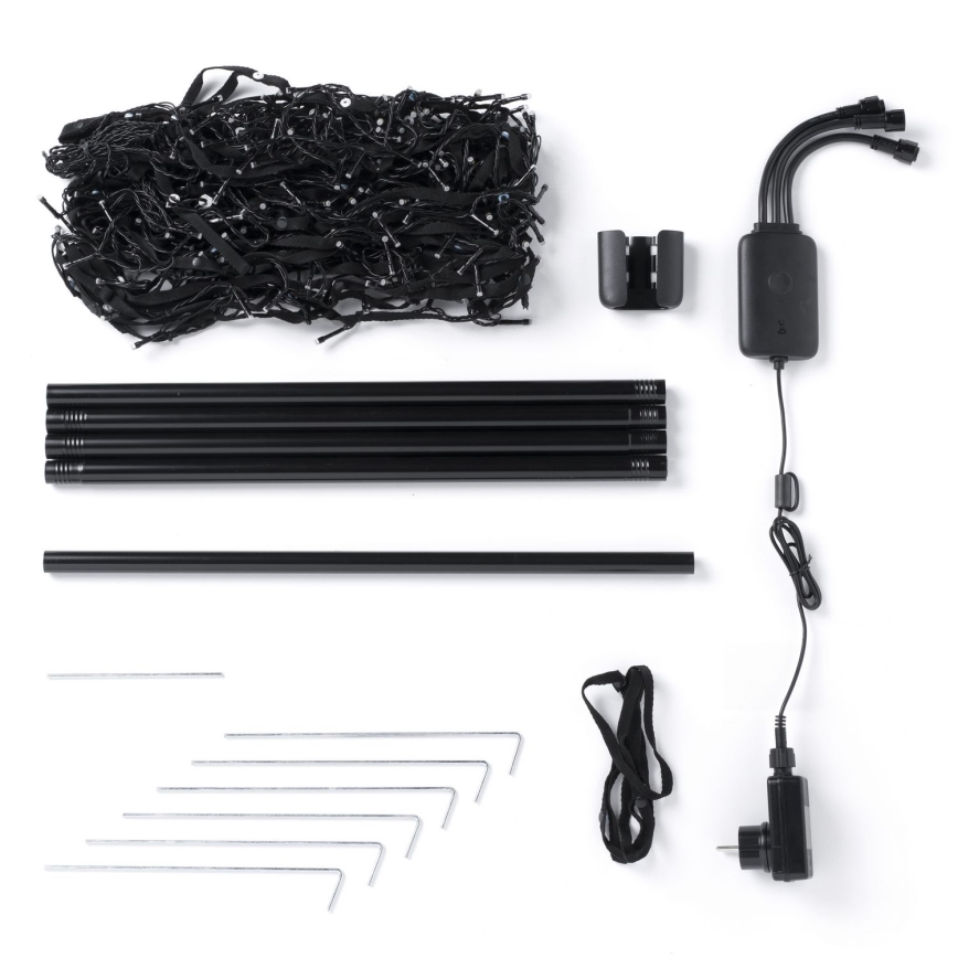 Twinkly - LED RGBW himmennettävä ulkokäyttöön tarkoitettu joulukuusi LIGHT TREE 300xLED 2m IP44 Wi-Fi