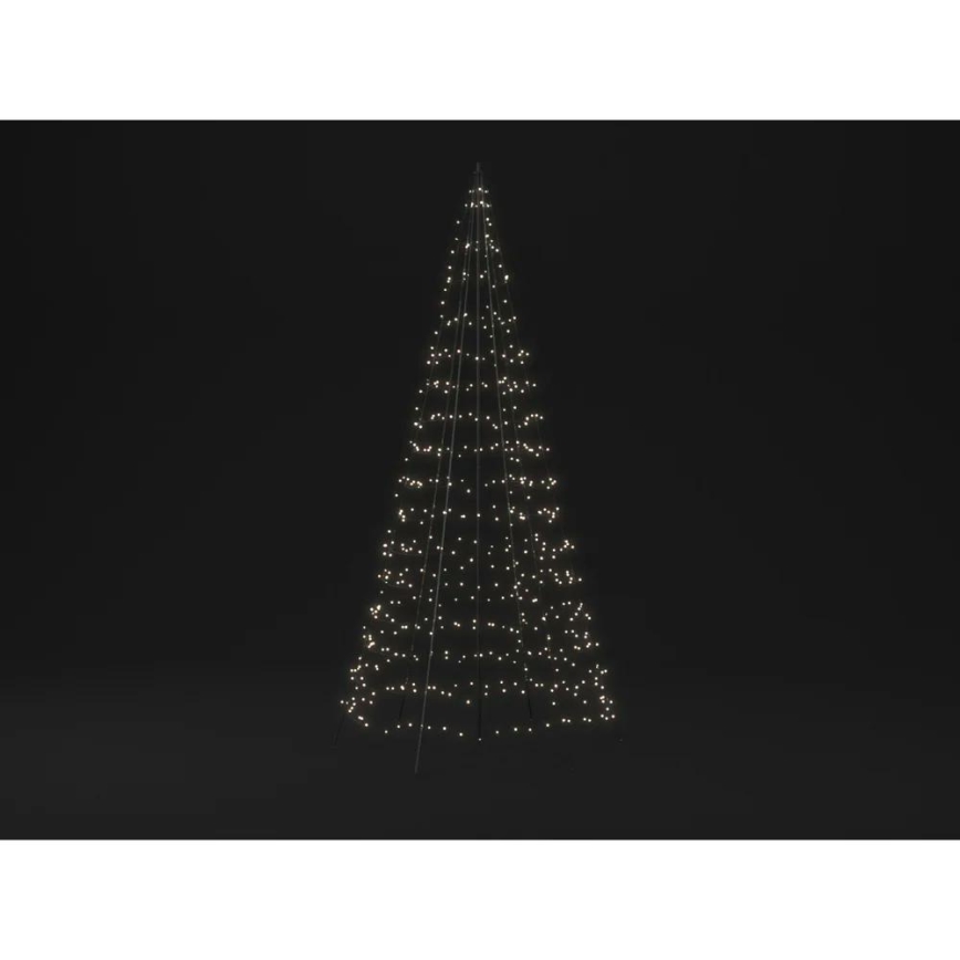 Twinkly - LED RGBW Himmennettävä ulko joulukuusi LIGHT TREE 450xLED 3m IP44 Wi-Fi