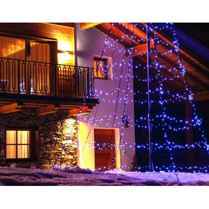 Twinkly - LED RGBW Himmennettävä ulko joulukuusi LIGHT TREE 450xLED 3m IP44 Wi-Fi