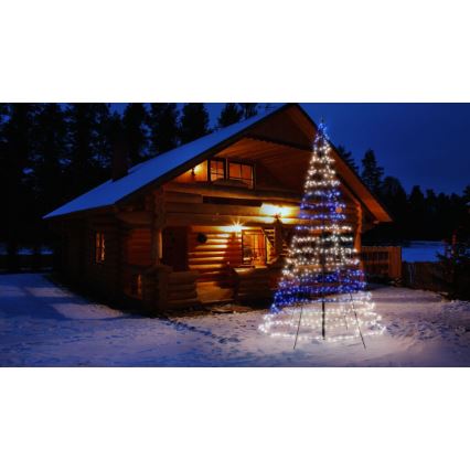 Twinkly - LED RGBW himmennettävä ulkokäyttöön tarkoitettu joulukuusi LIGHT TREE 750xLED 4m IP44 Wi-Fi