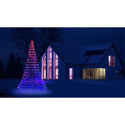 Twinkly - LED RGBW himmennettävä ulkokäyttöön tarkoitettu joulukuusi LIGHT TREE 750xLED 4m IP44 Wi-Fi