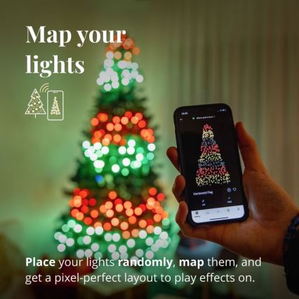 Twinkly - LED RGB Himmennettävä ulko Jouluketju STRINGS 100xLED 11,5m IP44 Wi-Fi