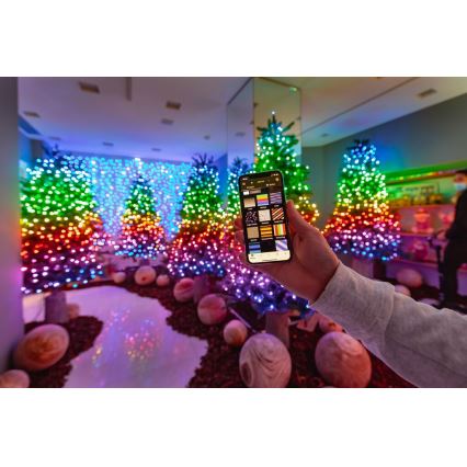 Twinkly - LED RGBW Himmennettävä ulko Jouluketju STRINGS 250xLED 23,5m IP44 Wi-Fi