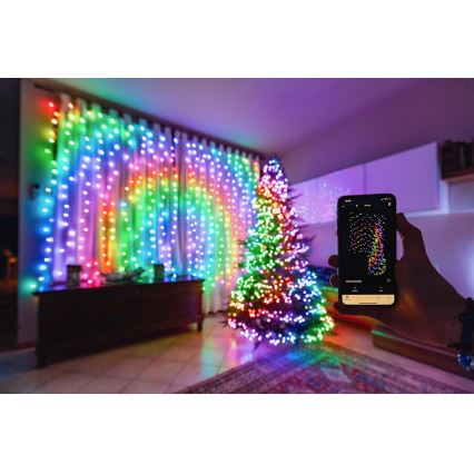 Twinkly - LED RGBW Himmennettävä ulko Jouluketju STRINGS 250xLED 23,5m IP44 Wi-Fi