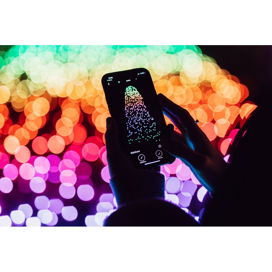 Twinkly - LED RGBW Himmennettävä ulko Jouluketju STRINGS 250xLED 23,5m IP44 Wi-Fi