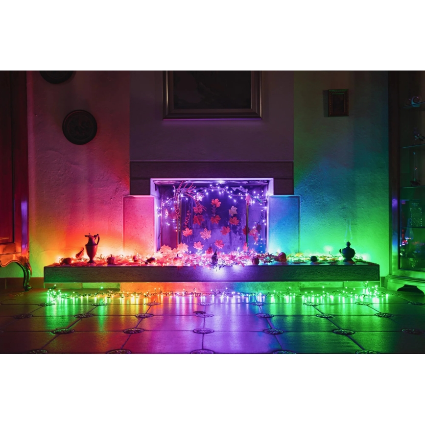 Twinkly - LED RGBW Himmennettävä ulko Jouluketju STRINGS 250xLED 23,5m IP44 Wi-Fi