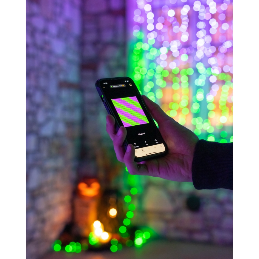 Twinkly - LED RGBW Himmennettävä ulko Jouluketju STRINGS 250xLED 23,5m IP44 Wi-Fi