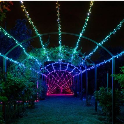 Twinkly - LED RGBW Himmennettävä ulko Jouluketju STRINGS 250xLED 23,5m IP44 Wi-Fi