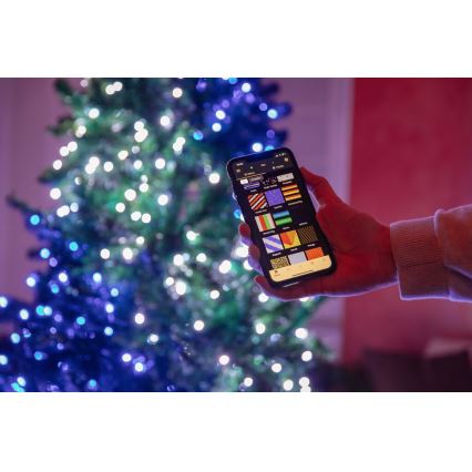 Twinkly - LED RGB Himmennettävä ulko Jouluketju STRINGS 250xLED 23,5m IP44 Wi-Fi