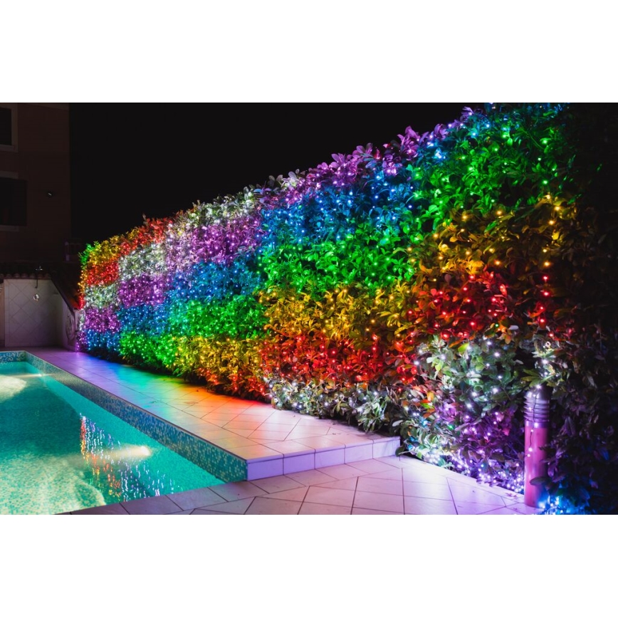Twinkly - LED RGB Himmennettävä ulko Jouluketju STRINGS 250xLED 23,5m IP44 Wi-Fi