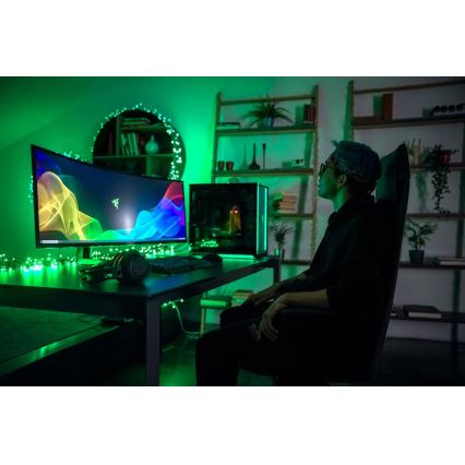 Twinkly - LED RGB Himmennettävä ulko Jouluketju STRINGS 250xLED 23,5m IP44 Wi-Fi