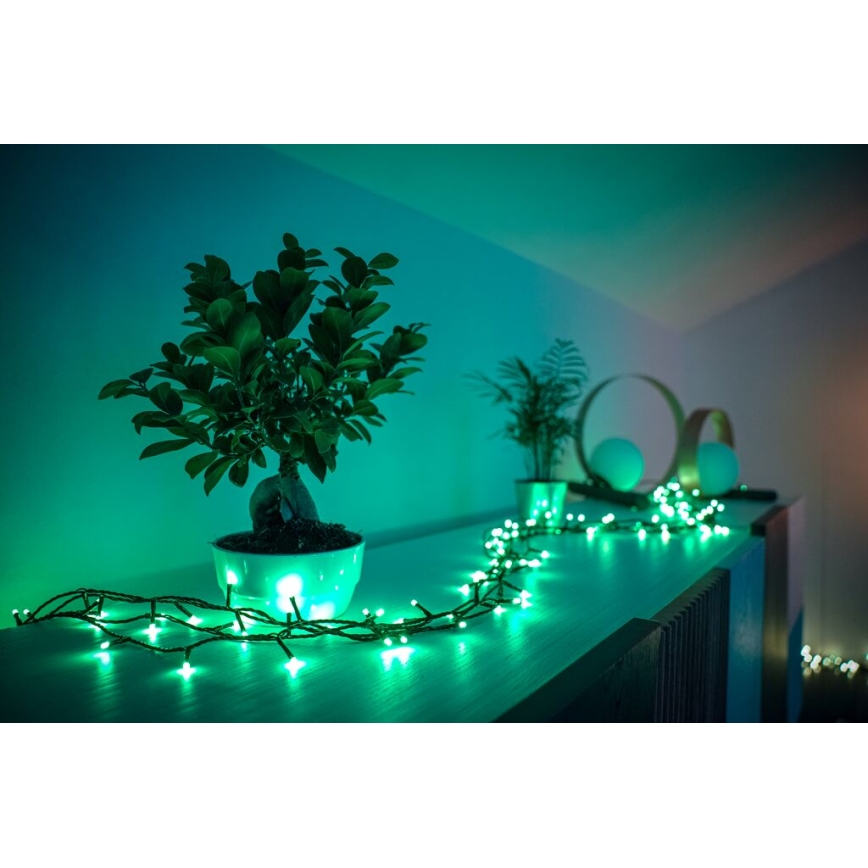 Twinkly - LED RGB Himmennettävä ulko Jouluketju STRINGS 250xLED 23,5m IP44 Wi-Fi