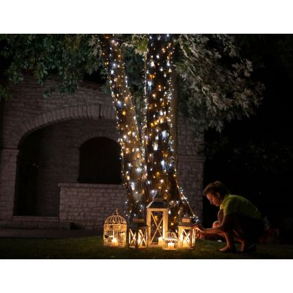 Twinkly - LED Himmennettävä ulko Jouluketju STRINGS 400xLED 35,5m IP44 Wi-Fi