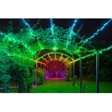 Twinkly - LED RGB Himmennettävä ulko Jouluketju STRINGS 400xLED 35,5m IP44 Wi-Fi