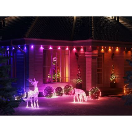 Twinkly - LED RGB Himmennettävä ulko Jouluketju STRINGS 750xLED 63,5m IP44 Wi-Fi
