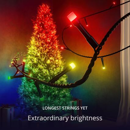 Twinkly - LED RGB Himmennettävä ulko Jouluketju STRINGS 750xLED 63,5m IP44 Wi-Fi
