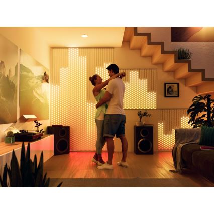 Twinkly TWW480STP-TEU - LED RGB Himmennettävä jouluverho LED 1x1m Wi-Fi