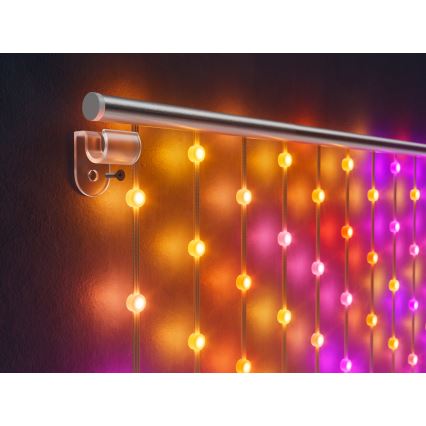 Twinkly TWW480STP-TEU - LED RGB Himmennettävä jouluverho LED 1x1m Wi-Fi