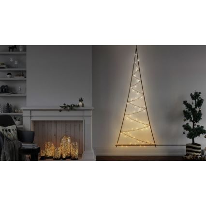 Twinkly - LED RGBW Himmennettävä ulko joulukuusi LIGHT TREE 70xLED IP44 Wi-Fi