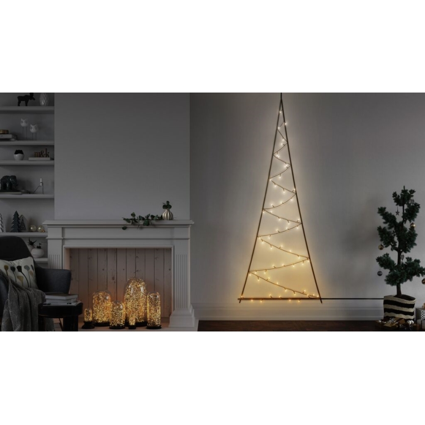 Twinkly - LED RGBW Himmennettävä ulko joulukuusi LIGHT TREE 70xLED IP44 Wi-Fi
