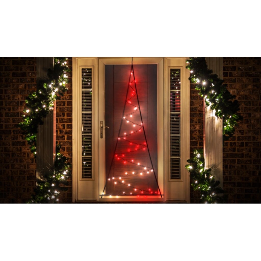 Twinkly - LED RGBW Himmennettävä ulko joulukuusi LIGHT TREE 70xLED IP44 Wi-Fi