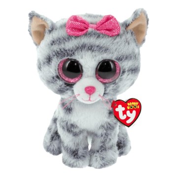 TY - Pehmolelu KIKI kissa 15 cm harmaa